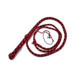 Nylon Bullwhip Black & Red 270 cm