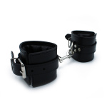 Black Leather Padded Wrist Restraints - Afbeelding 6