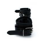 Black Leather Padded Wrist Restraints - Afbeelding 7