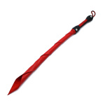 Red Leather Sultan Whip - Afbeelding 2