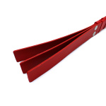 Red Leather Paddle with Gold D-Ring Handle - Afbeelding 2