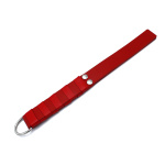 Red Leather Paddle with Gold D-Ring Handle - Afbeelding 4