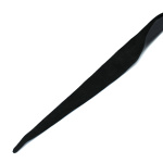 Black Leather Single Flap Whip D-Ring - Afbeelding 2