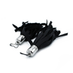 Black Leather Earring Whip - Afbeelding 3