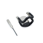 Steel Jaw Lock With Black Elastic Coating - Afbeelding 8