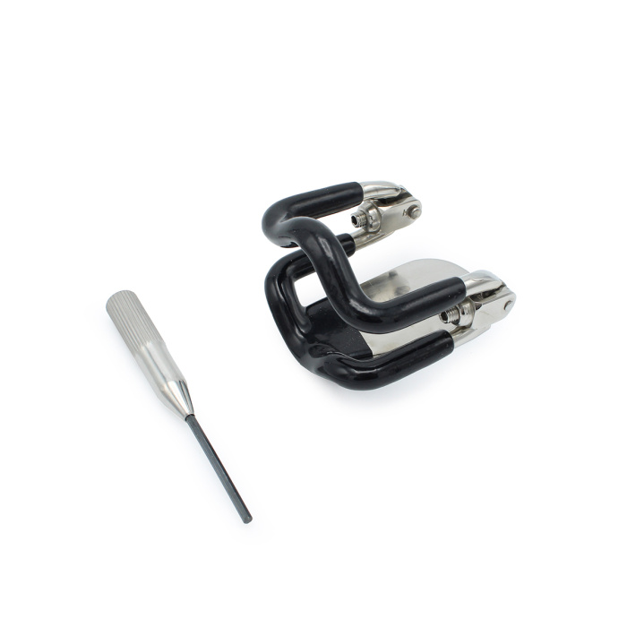 Steel Jaw Lock With Black Elastic Coating - Afbeelding 9