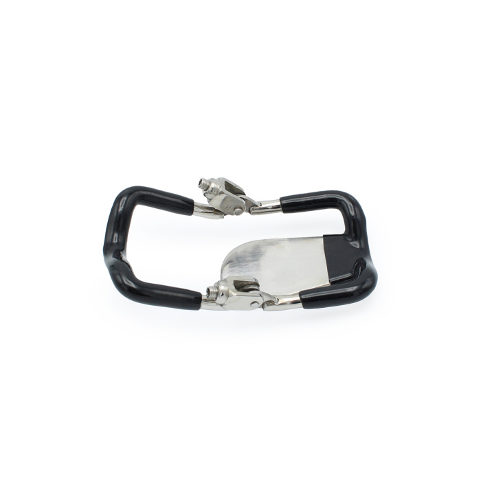 Steel Jaw Lock With Black Elastic Coating - Afbeelding 5