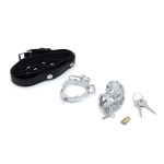 Belted Chastity Device with Ball Divider - Afbeelding 11