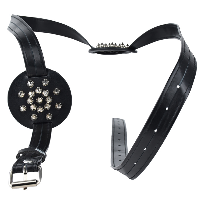 Spiked Breast Binder with Closed-Center Sharp Spikes - Afbeelding 2