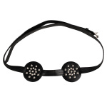 Spiked Breast Binder with Closed-Center Rounded Nobs