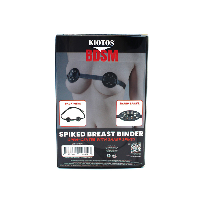 Spiked Breast Binder with Open-Center Sharp Spikes - Afbeelding 14