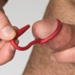 Sport Fucker Silicone Cock Plug - Red - Afbeelding 2