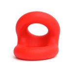 Liquid Silicone Rugby Ring - Red - Afbeelding 3