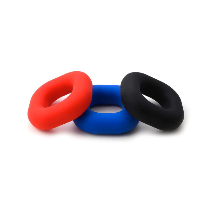 Liquid Silicone Big Boner Ring - Black - Afbeelding 5
