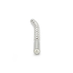 Solid Penis Plug Beaded Curved 10 mm - Afbeelding 5
