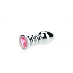 Ribbed Buttplug Pink