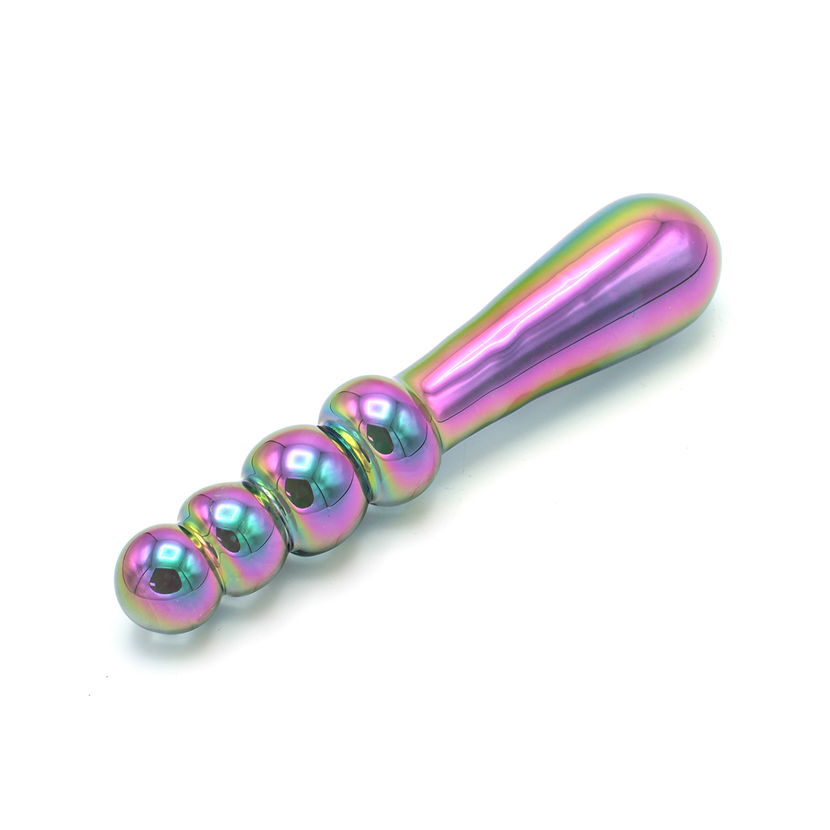 opr-3015023-01 Glass Dildo Beads - Rainbow - Afbeelding 1