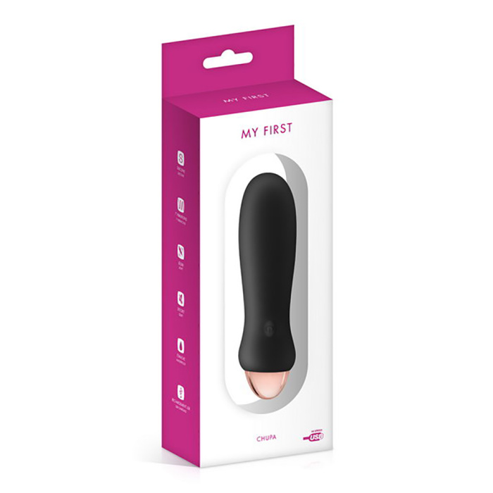 My First Chupa Black Rechargeable Vibrator - Afbeelding 3