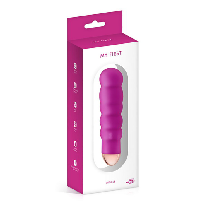My First Giggle Pink Rechargeable Vibrator - Afbeelding 3