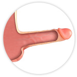 Real Manly Hollow Realistic Dildo Body Suit L/XL - Afbeelding 7