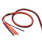 Whip 190 cm Black & Red - Afbeelding 3
