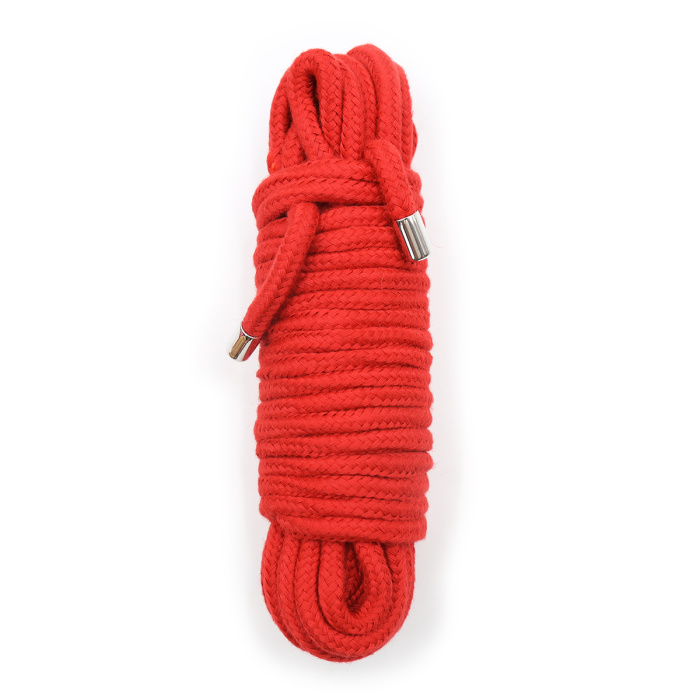 20 Meter BDSM Cotton Rope Red - Afbeelding 2