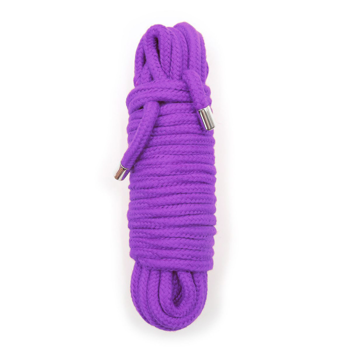 20 Meter BDSM Cotton Rope Purple - Afbeelding 2