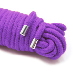 20 Meter BDSM Cotton Rope Purple - Afbeelding 3