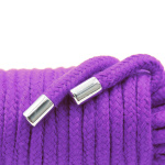 20 Meter BDSM Cotton Rope Purple - Afbeelding 4