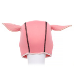 Neoprene Pink Pig BDSM Hood - Afbeelding 6