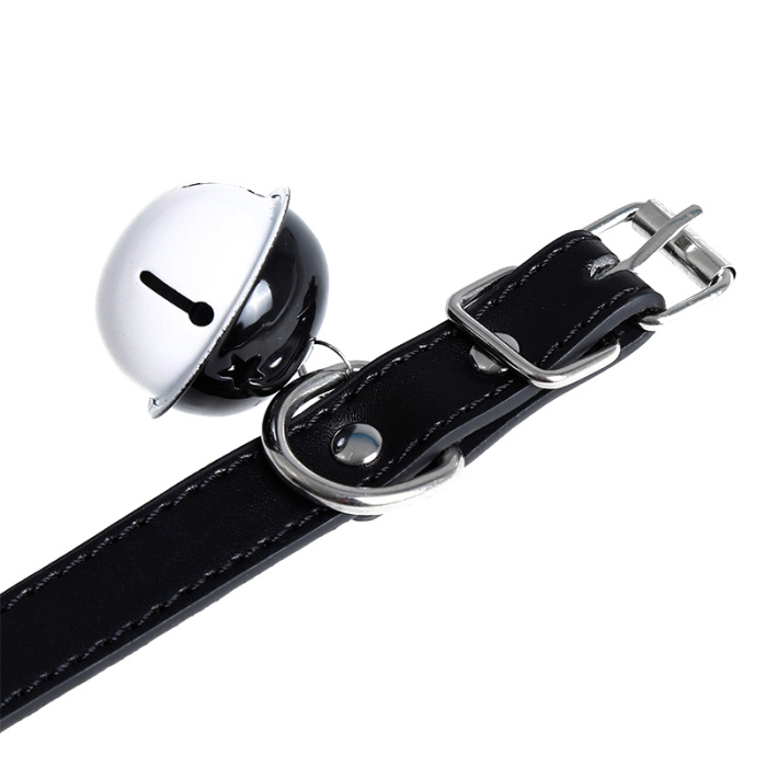 Collar with Bell PU-Leather - Afbeelding 5