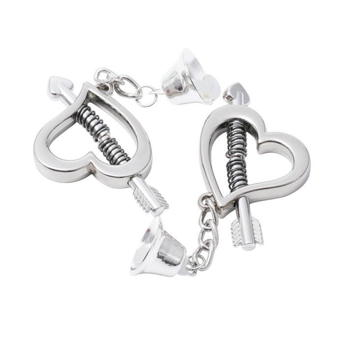 Heart Shaped Spring Nipple Clamps - Afbeelding 3