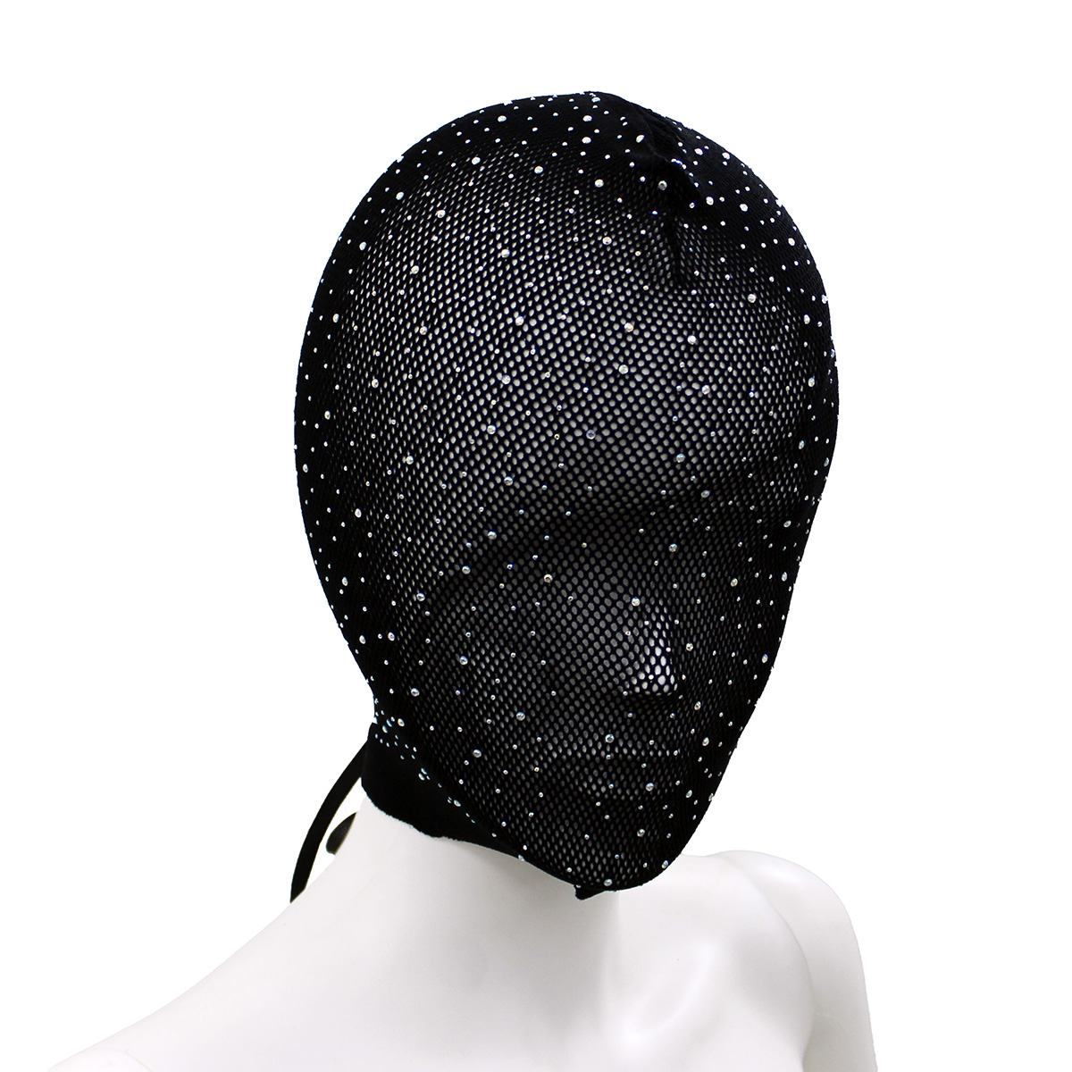 opr-321155-01 Lace Hood Shiny Diamonds - Afbeelding 1
