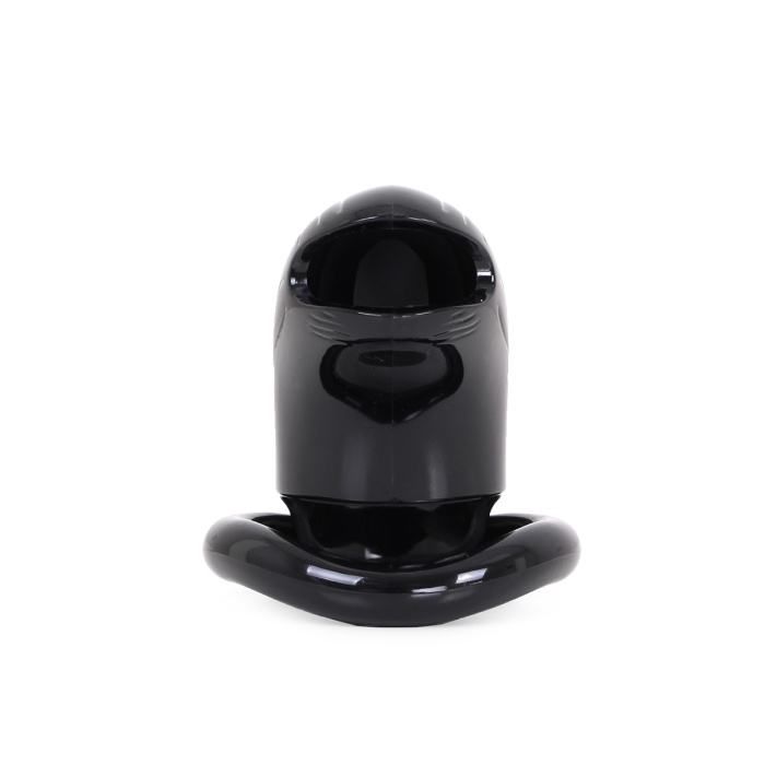 Plastic Chastity Cage Black - Afbeelding 2