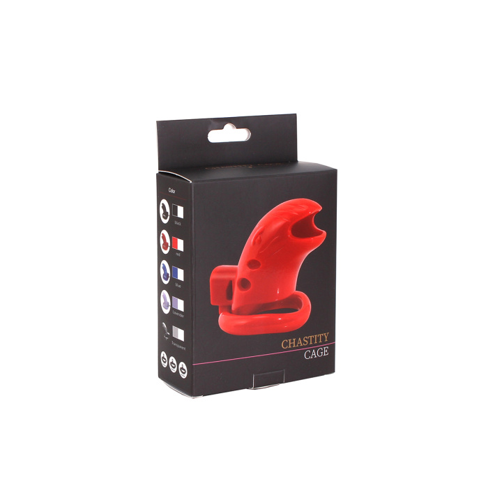 Plastic Chastity Cage Black - Afbeelding 10