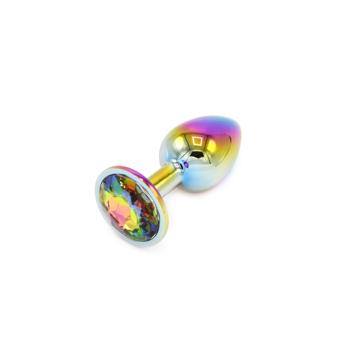 Rainbow Butplug with Gem S - Afbeelding 3