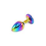 Rainbow Butplug with Gem S - Afbeelding 4