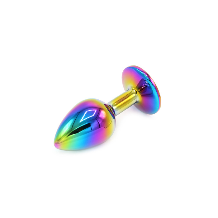 Rainbow Butplug with Gem S - Afbeelding 4