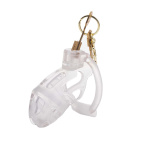 Sevanda Plastic Penis Chastity Cage - Transparent - Afbeelding 2