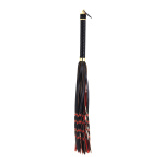 Sevanda Red & Black Braided Tail Flogger - Afbeelding 2