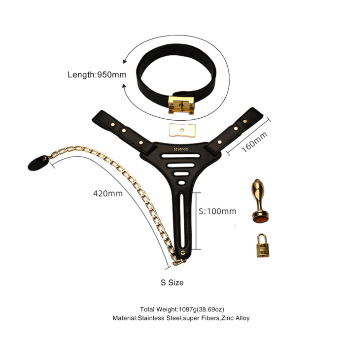 Sevanda Beg & Ask Chastity Pants - S size - Afbeelding 10