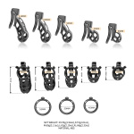 Sevanda Naja-Cobra Chastity Cage XS - Afbeelding 2
