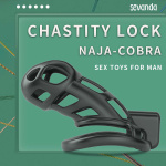 Sevanda Naja-Cobra Chastity Cage L - Afbeelding 6