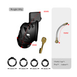 Sevanda Rattlesnake Chastity Cage Short - Afbeelding 4