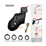 Sevanda Rattlesnake Chastity Cage PRO Long - Afbeelding 2