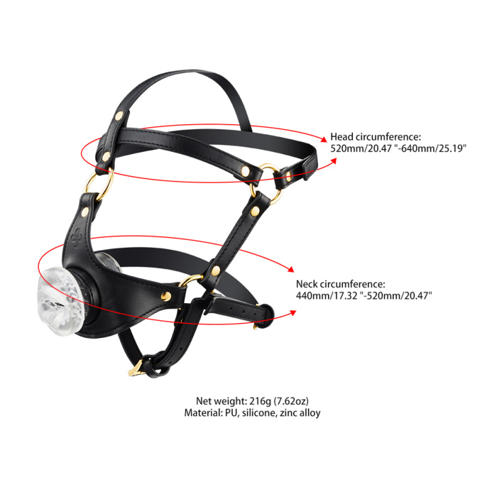 Sevanda Blowjob Head Harness - Afbeelding 7