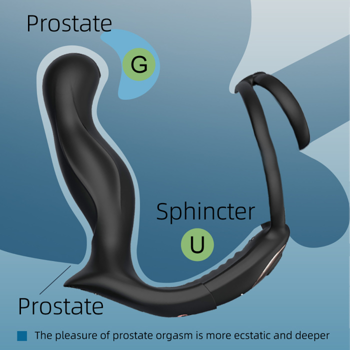 Sevanda Black Mamba Prostate Cock Ring Massager - Afbeelding 14