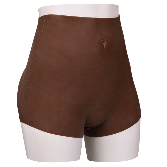 XX-DreamsToys Ultra Realistic Vagina Form Black Size L - Afbeelding 2