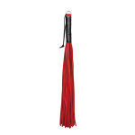 Leather Red Whip Soft - 48 Strings - Afbeelding 2