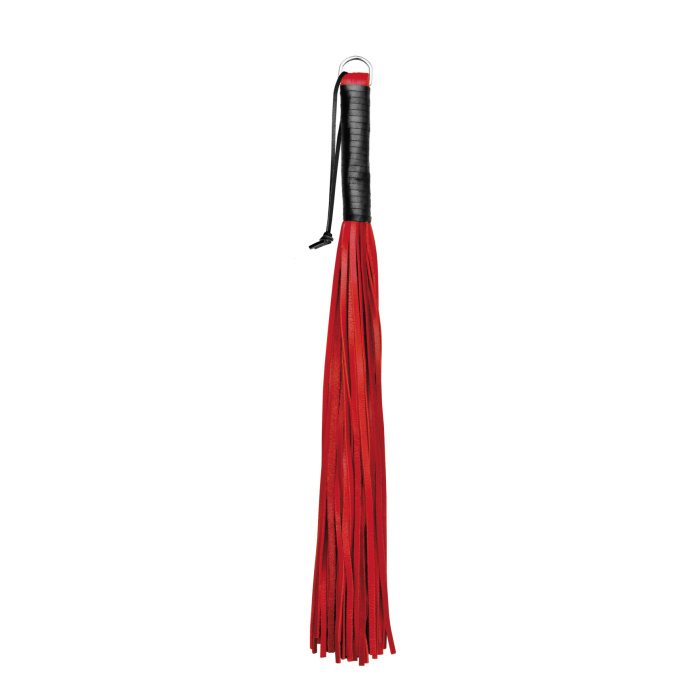Leather Red Whip Soft - 48 Strings - Afbeelding 2